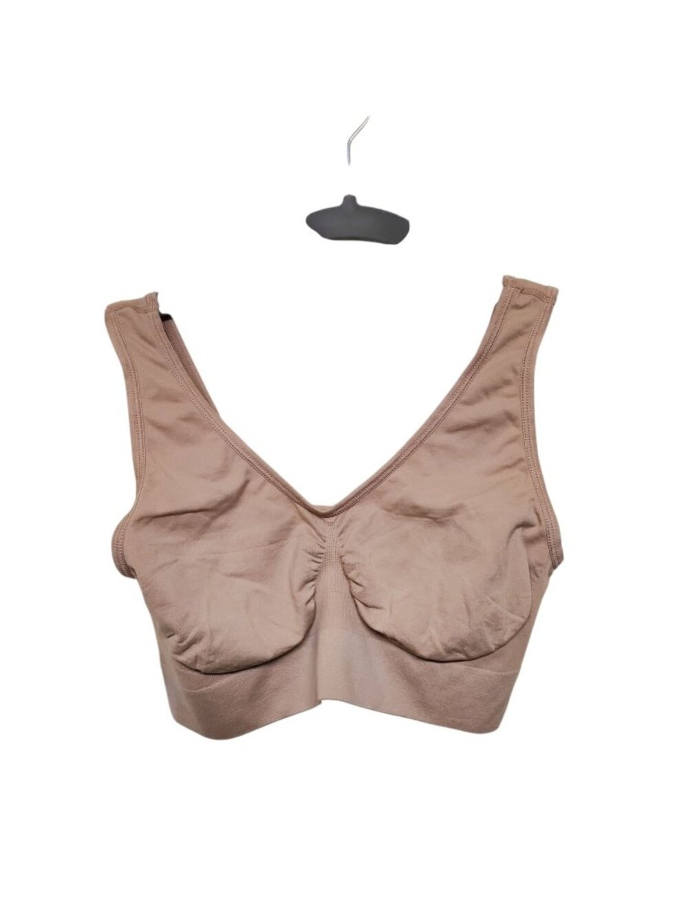 Shear Shapewear Women's Nude Tan Beige Soft Cup Shaping Pull On Bra Size M